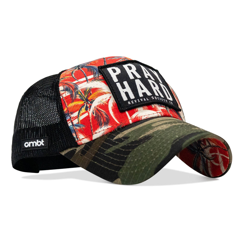 Load image into Gallery viewer, Pray Hard Patch Original Ripstop Snapback Hat
