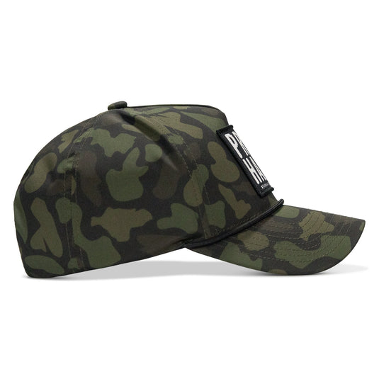Pray Hard Patch 5 Pannel Rope Snapback