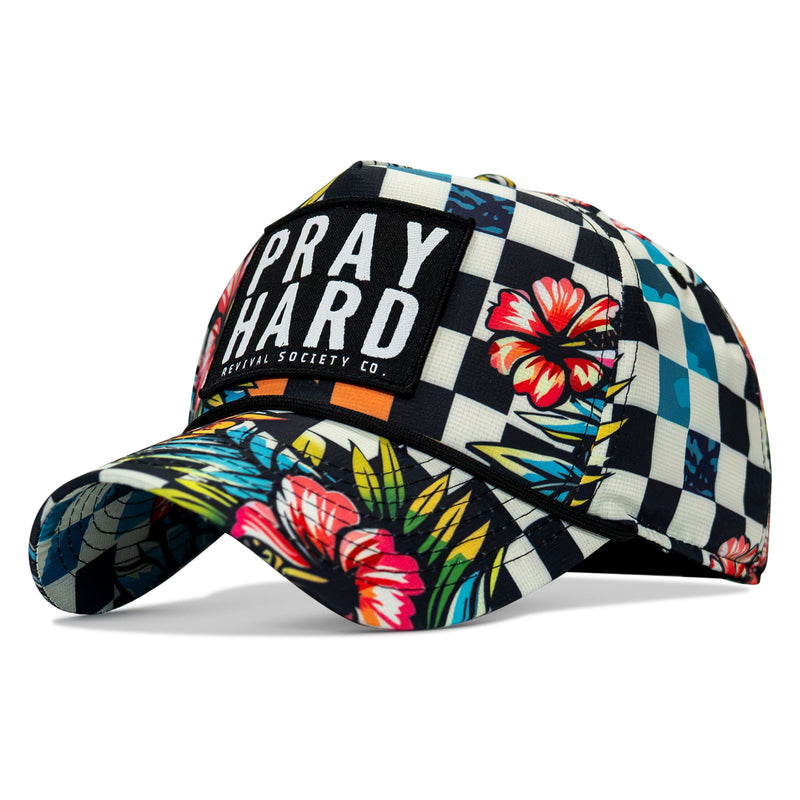 Load image into Gallery viewer, Pray Hard Patch Waterproof Weekender Snapback
