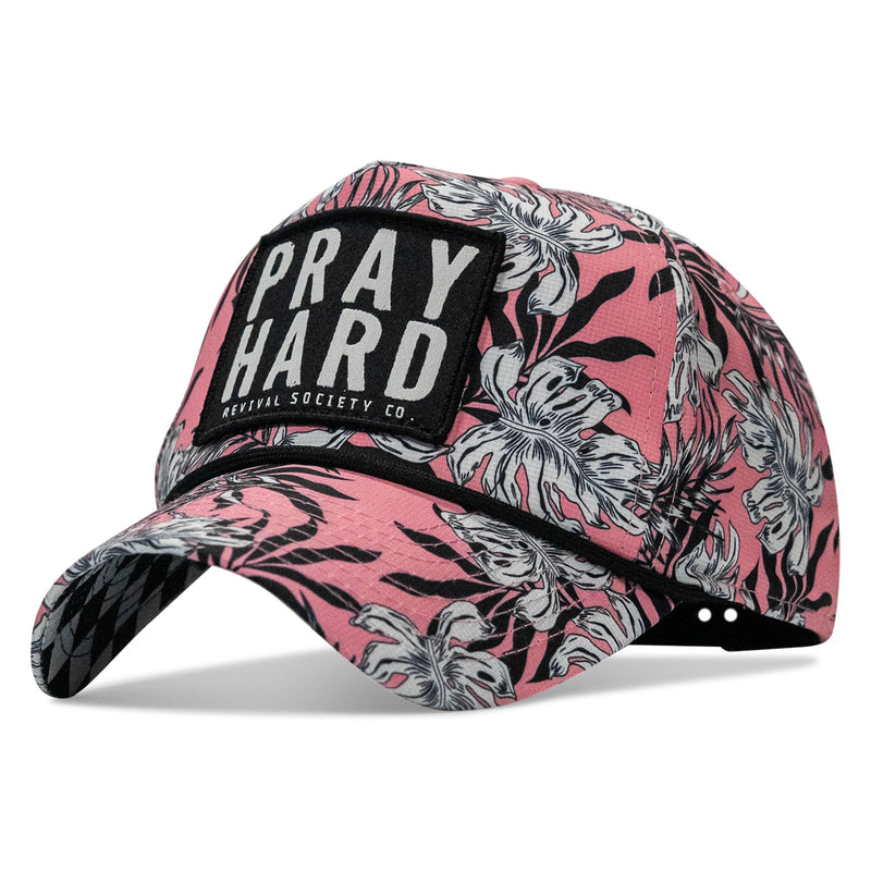 Load image into Gallery viewer, Pray Hard Patch Waterproof Weekender Snapback
