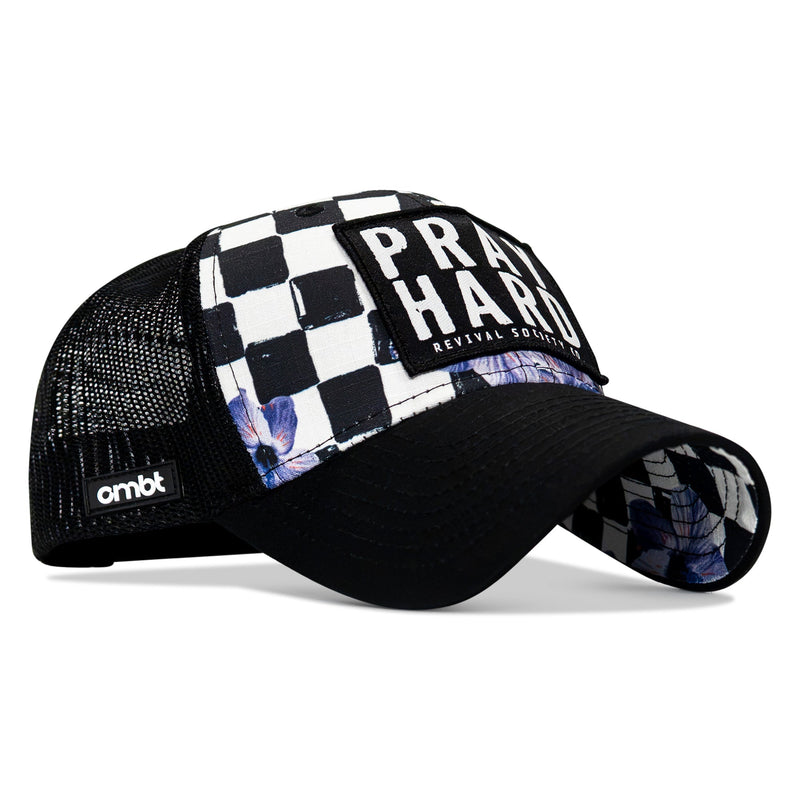 Load image into Gallery viewer, Pray Hard Patch Original Ripstop Snapback Hat
