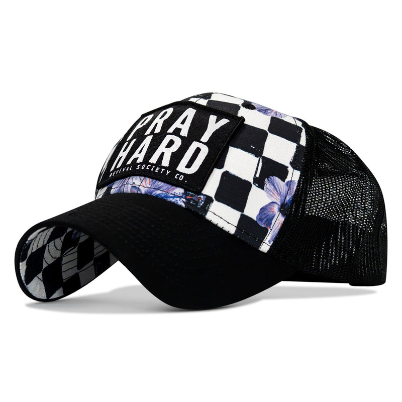Load image into Gallery viewer, Pray Hard Patch Original Ripstop Snapback Hat
