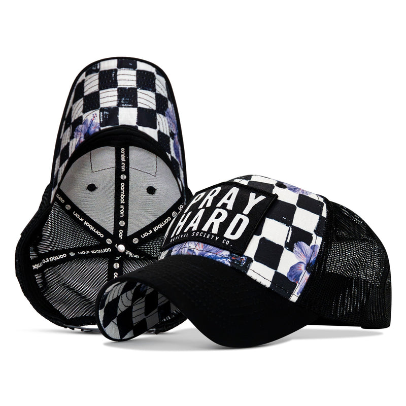 Load image into Gallery viewer, Pray Hard Patch Original Ripstop Snapback Hat

