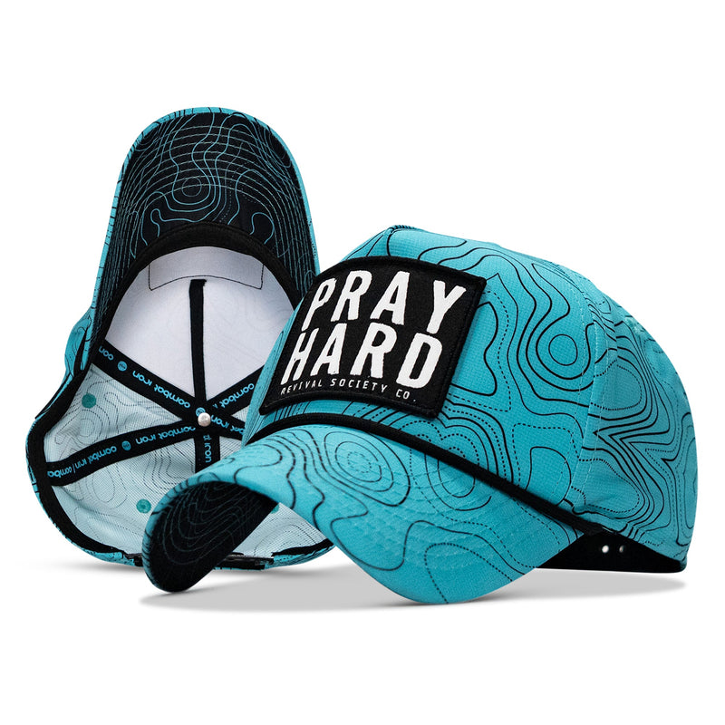 Load image into Gallery viewer, Pray Hard Patch Waterproof Weekender Snapback
