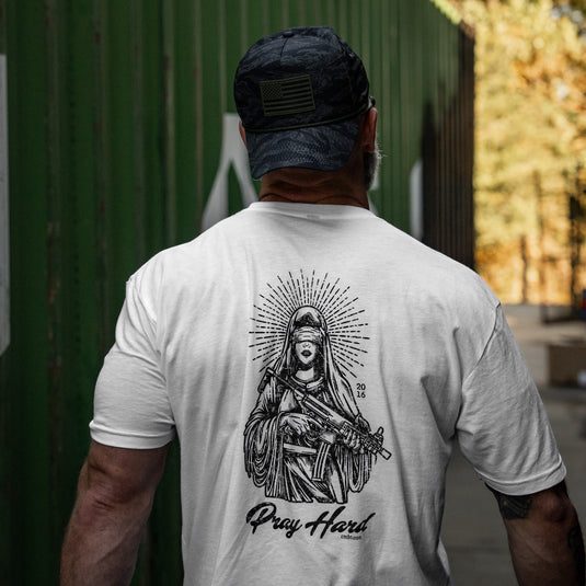 Pray Hard Men's T-Shirt