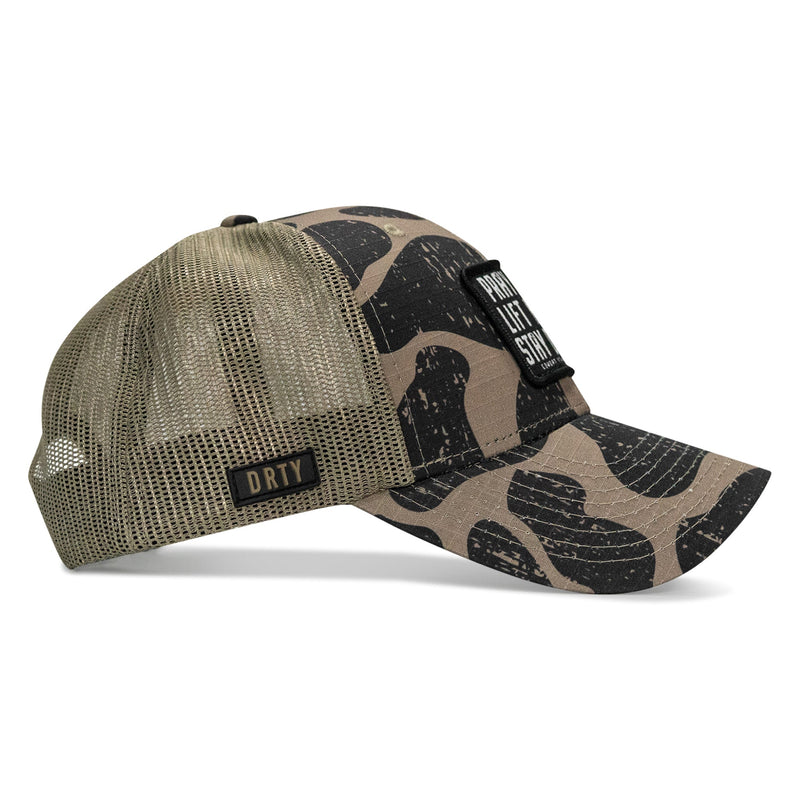 Load image into Gallery viewer, Pray Hard. Lift Heavy. Stay Deadly. Patch Original Ripstop Snapback Hat
