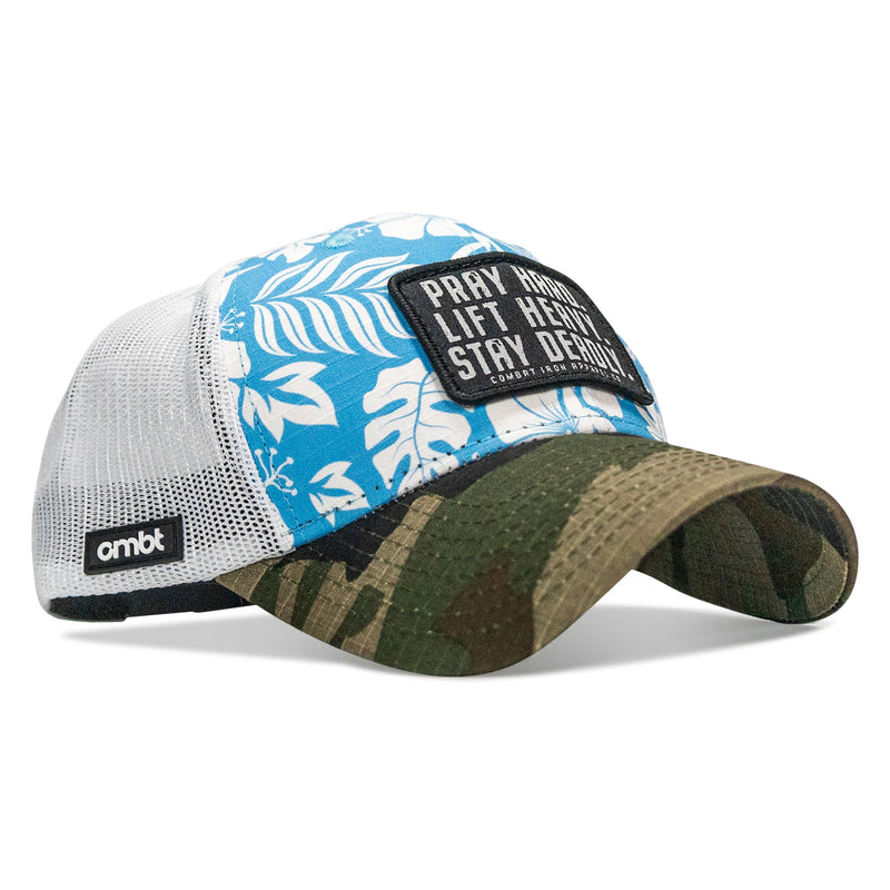 Load image into Gallery viewer, Pray Hard. Lift Heavy. Stay Deadly. Patch Original Ripstop Snapback Hat
