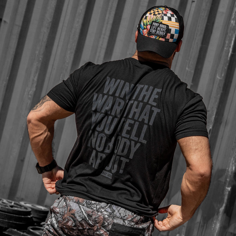 Load image into Gallery viewer, Pray Hard. Lift Heavy. Stay Deadly. Patch Original Ripstop Snapback Hat
