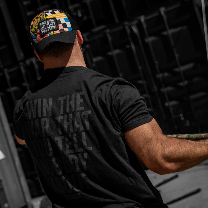 Load image into Gallery viewer, Pray Hard. Lift Heavy. Stay Deadly. Patch Original Ripstop Snapback Hat
