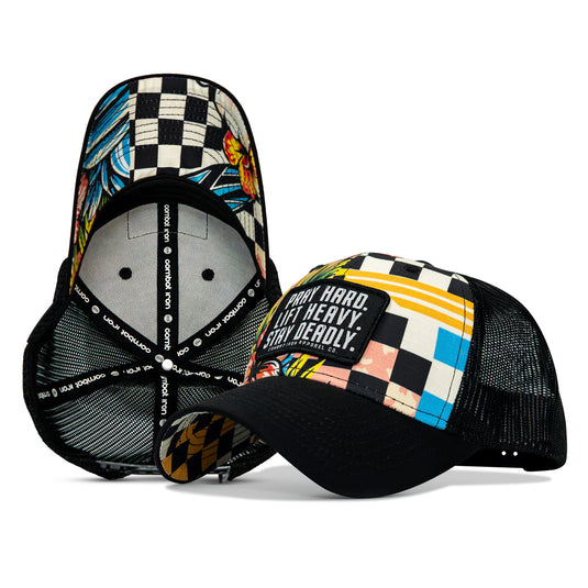 Pray Hard. Lift Heavy. Stay Deadly. Patch Original Ripstop Snapback Hat
