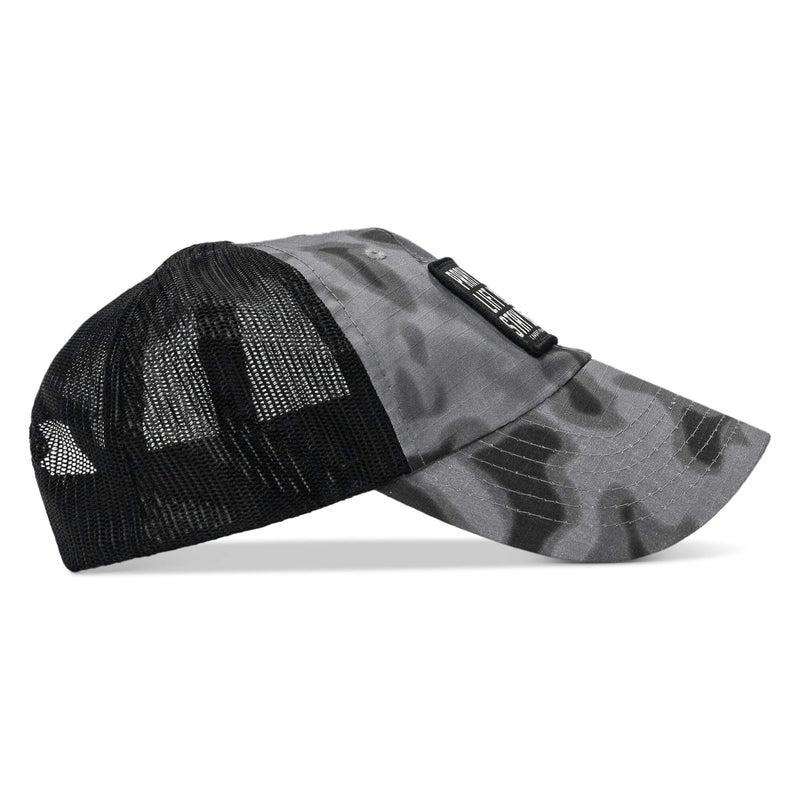 Load image into Gallery viewer, Pray Hard. Lift Heavy. Stay Deadly. Patch Tactical Ripstop Mesh Snapback Hat
