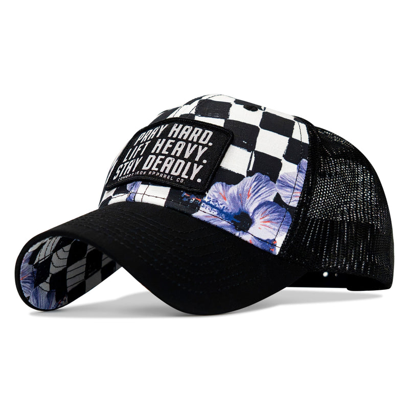 Load image into Gallery viewer, Pray Hard. Lift Heavy. Stay Deadly. Patch Original Ripstop Snapback Hat

