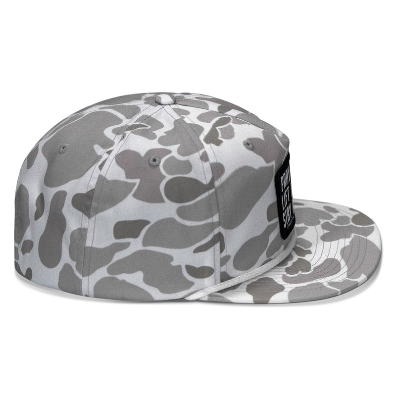 Load image into Gallery viewer, Pray Hard. Lift Heavy. Stay Deadly Patch Flatbill Hat
