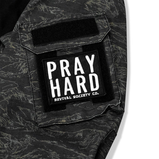 Pray Hard Velcro Patch