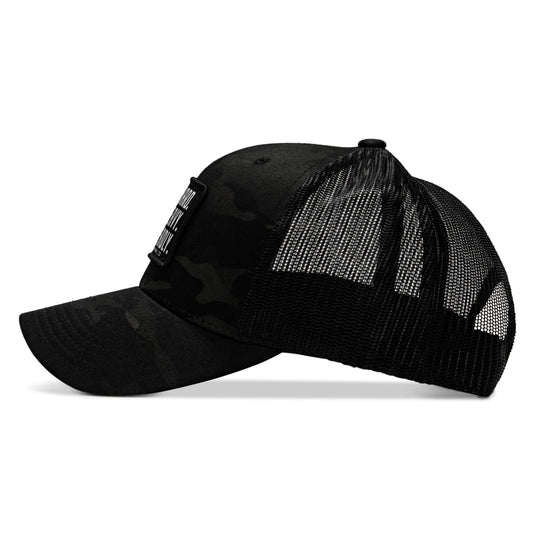 Pray Hard. Lift Heavy. Stay Deadly. Patch Snapback