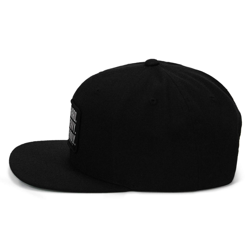 Load image into Gallery viewer, Pray Hard. Lift Heavy. Stay Deadly. Flat Bill SnapBack Hat
