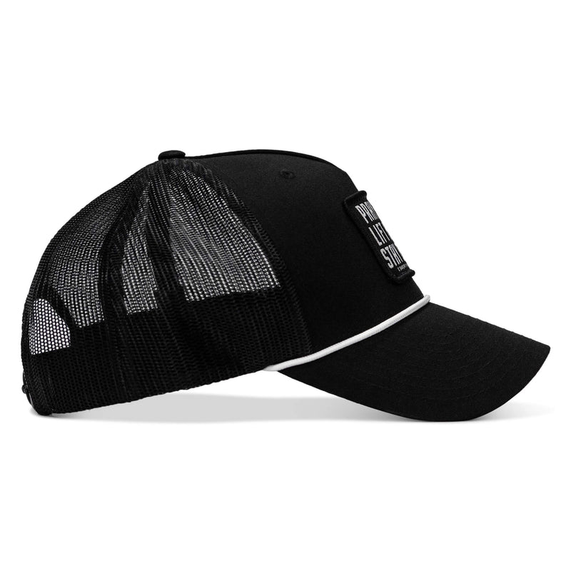 Load image into Gallery viewer, Pray Hard. Lift Heavy. Stay Deadly. Patch Rope Snapback Hat
