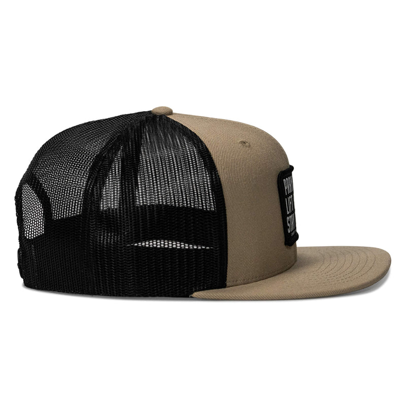 Load image into Gallery viewer, Pray Hard. Lift Heavy. Stay Deadly. Flat Bill SnapBack Hat
