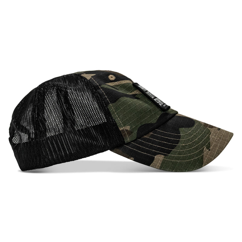 Load image into Gallery viewer, Pray Hard. Lift Heavy. Stay Deadly. Patch Tactical Ripstop Mesh Snapback Hat
