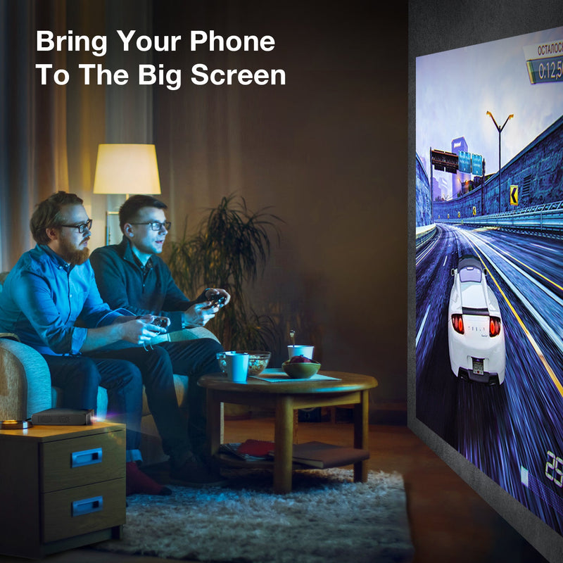 Load image into Gallery viewer, REXING PRD615 Smart Home Projector 750 ANSI Lumens HD
