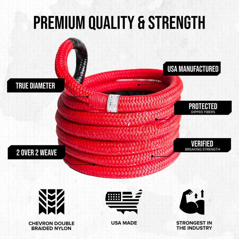 Load image into Gallery viewer, 5/8” Kinetic Recovery Rope “Viper” - Skoutley Outdoors LLC
