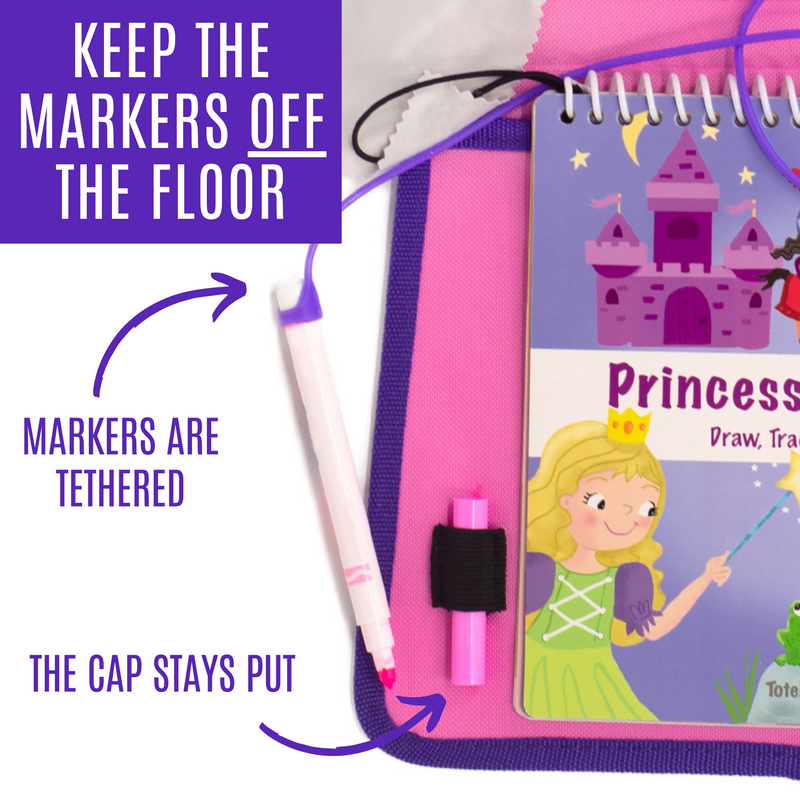 Load image into Gallery viewer, Totebook Kids Dry Erase Travel Activity Book
