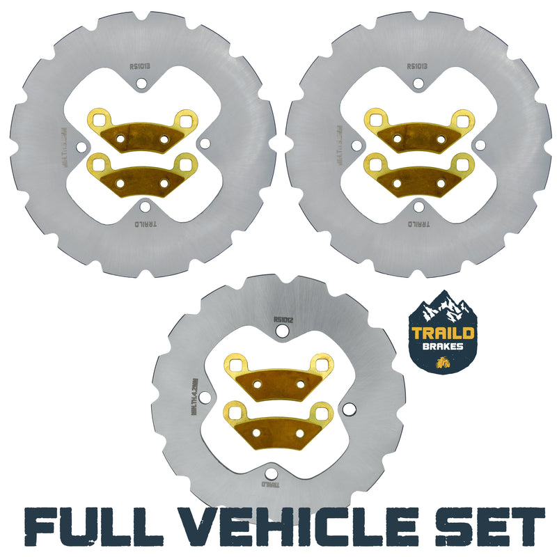 Load image into Gallery viewer, Polaris Sportsman 400/450/500/570/800 2009-2024 Ridge Rider Rotor and Pad Kit
