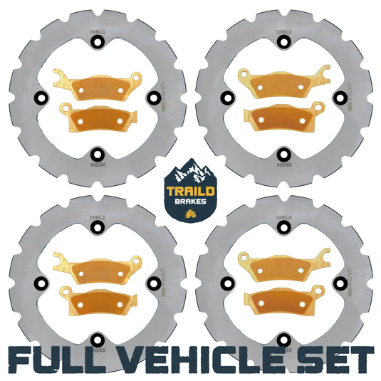 Can-Am Outlander 1000/650/450 6x6 2015-2026 Ridge Rider Rotor and Pad Kit