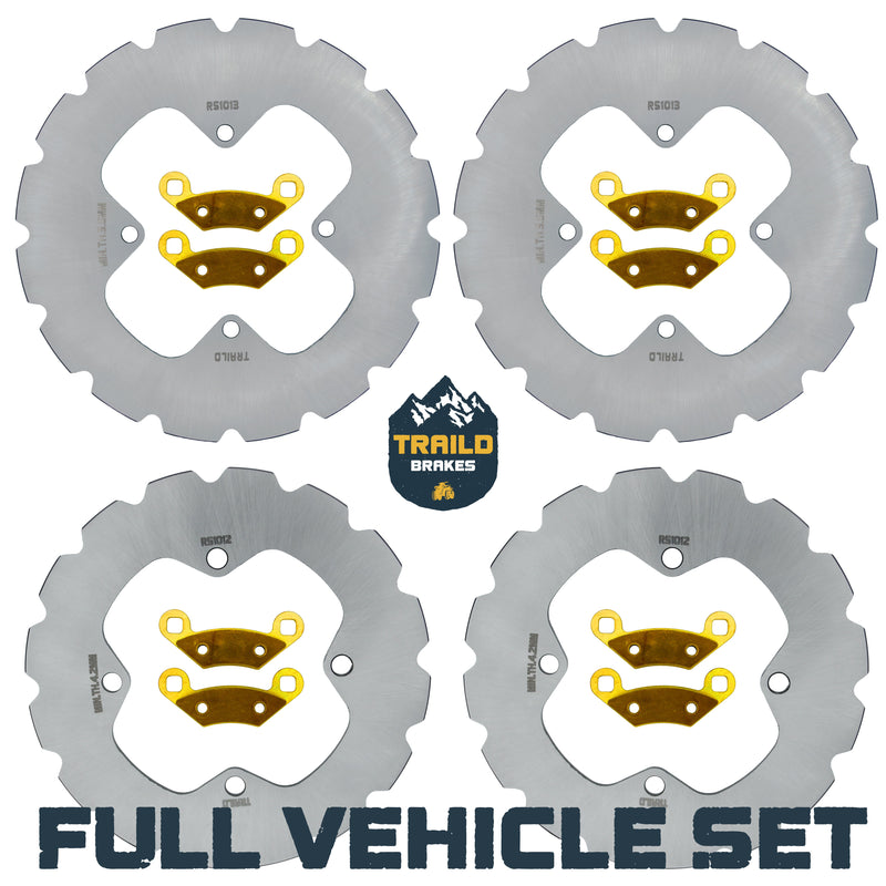 Load image into Gallery viewer, Polaris Sportsman Touring/X2 500/800 2006-2009 Ridge Rider Rotor and Pad Kit
