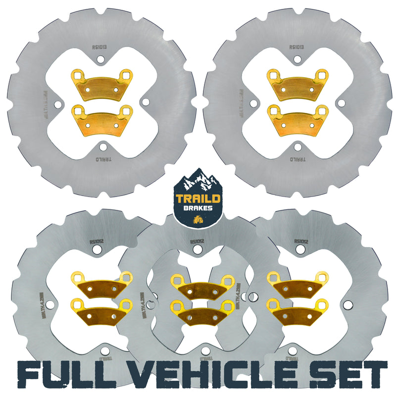 Load image into Gallery viewer, Polaris Sportsman 6x6 570 2017-2026 Ridge Rider Rotor and Pad Kit
