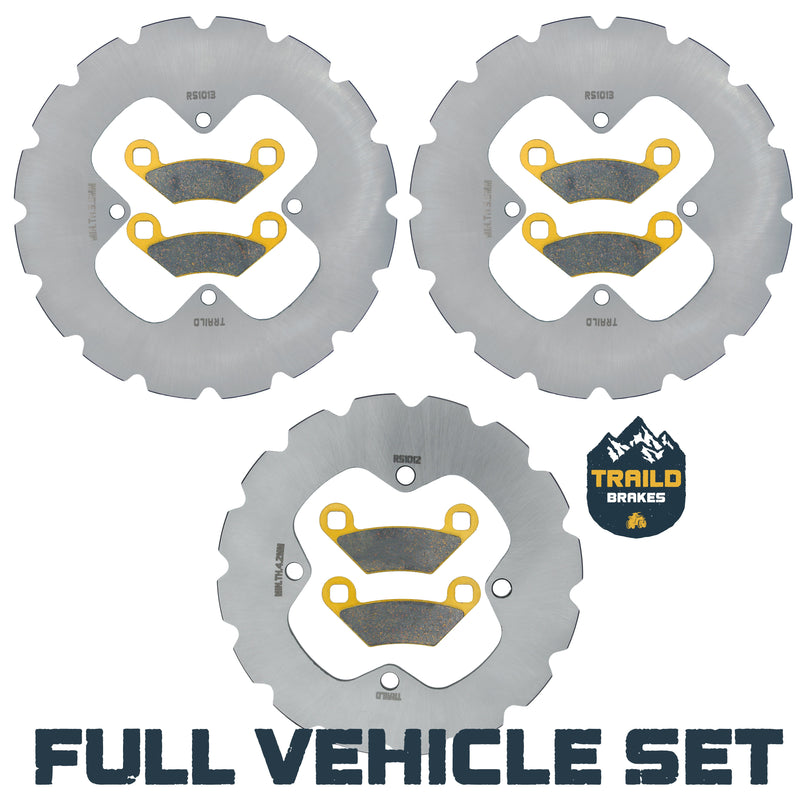 Load image into Gallery viewer, Polaris Sportsman 400/450/500/570/800 2009-2024 Ridge Rider Rotor and Pad Kit
