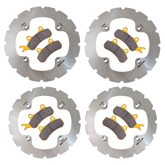 Can-Am Defender MAX 6-Seater/PRO/6x6 HD10/HD9/HD8/HD7 2016-2026 Ridge Rider Rotor and Pad Kit