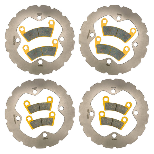 Polaris RZR XP/XP4/XP S 1000 2024-2026 Ridge Rider Rotor and Brake Pad Kit