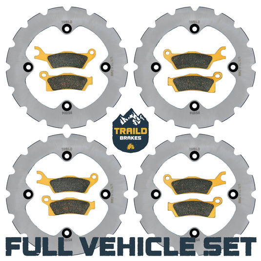 Can-Am Outlander 1000/650/450 6x6 2015-2026 Ridge Rider Rotor and Pad Kit