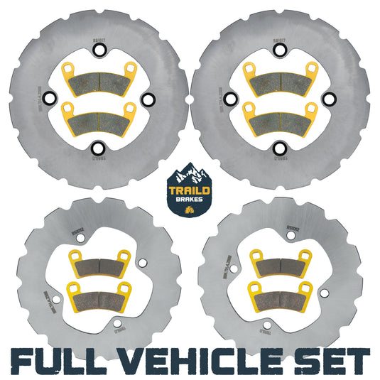 Polaris Ranger XP 1000 / XP Kinetic 2021-2027 Ridge Rider Rotor and Pad Kit