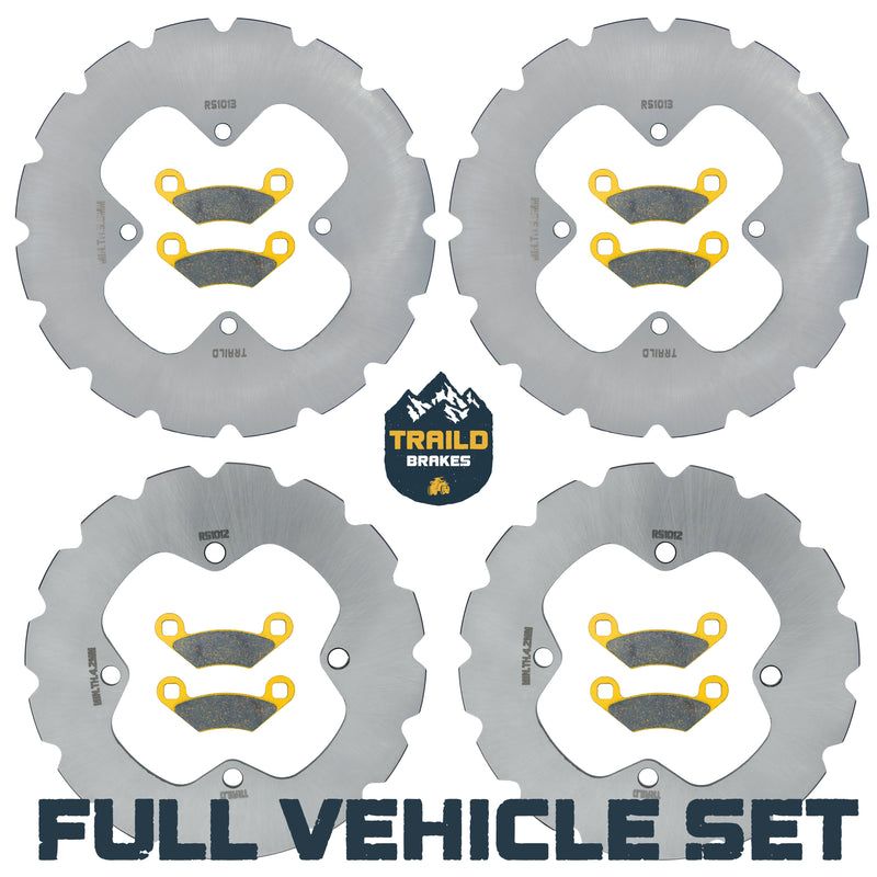 Load image into Gallery viewer, Polaris Sportsman Touring/X2 500/800 2006-2009 Ridge Rider Rotor and Pad Kit
