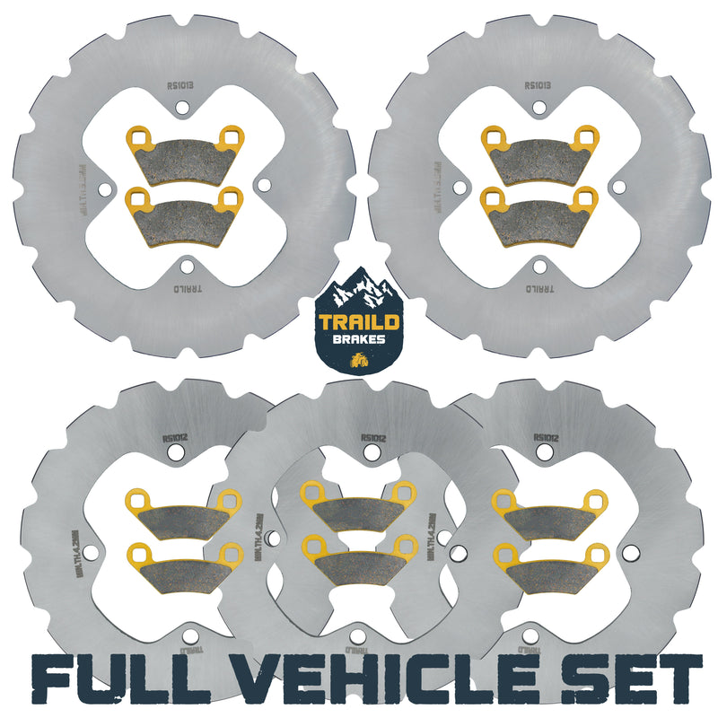Load image into Gallery viewer, Polaris Sportsman 6x6 570 2017-2026 Ridge Rider Rotor and Pad Kit
