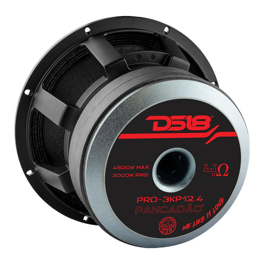 PANCADÃO Mid-Bass Loudspeaker 12" 3000 Watts Rms 4-Ohm