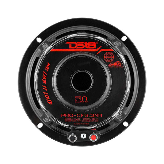 PRO 6.5" Neodymium Carbon Fiber Water resistant Cone Mid-Bass Loudspeaker 250 Watts Rms 2-Ohm - Skoutley Outdoors LLC