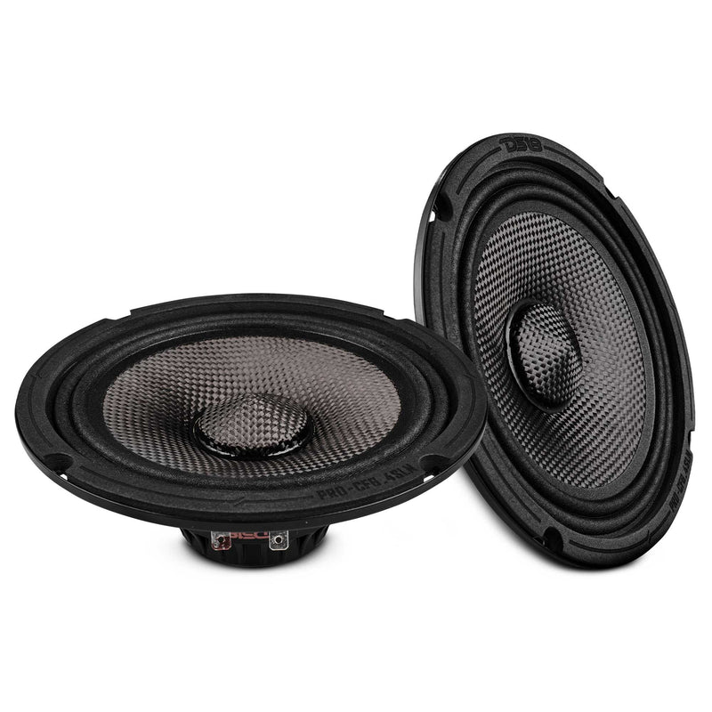 Load image into Gallery viewer, 6.5” Slim Motorcycle &amp; Motorsports Loudspeaker With Neodymium Magnet and Water Resistant Carbon Fiber Cone | 4-Ohm 150W RMS
