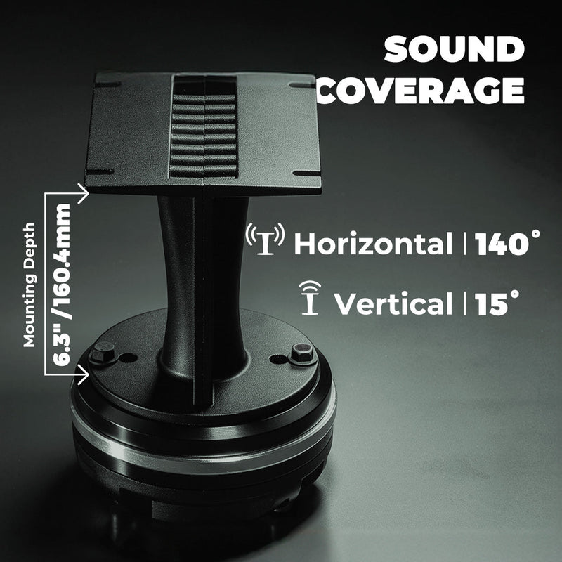 Load image into Gallery viewer, PRO-DK 1" Compression Driver with 3.5" x 4.4" Wave Guide Horn | 360W Peak 8-Ohm, Neodymium Magnet
