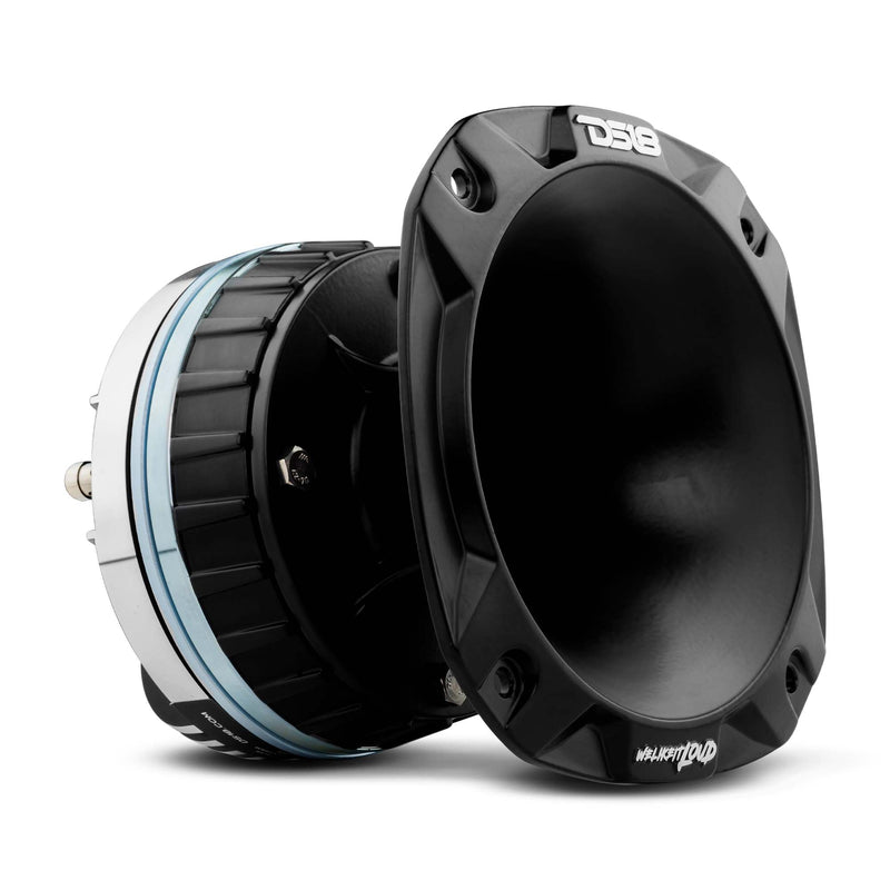 Load image into Gallery viewer, 2" Bolt On Throat Neodymium Driver with Spacer, 2" Throat Phenolic VC 680 Watts and PRO-HA52/BK Horn 680 Watts 117dB 8 Ohm Mounting Depth 5.22" Throat
