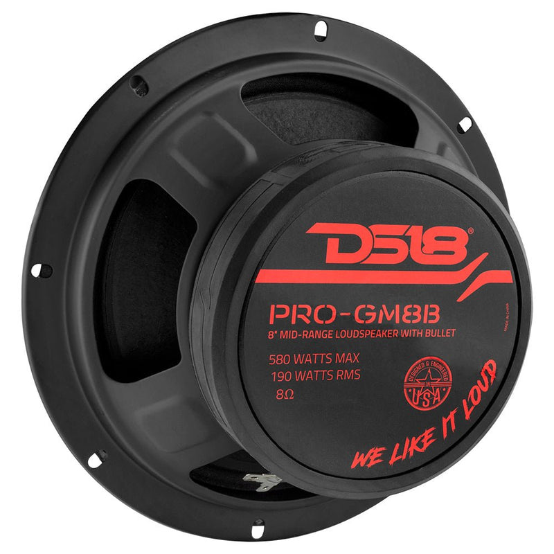 Load image into Gallery viewer, DS18 PRO-GM8B 8" Mid-Range Loudspeaker with Bullet 580 Watts 8-Ohm
