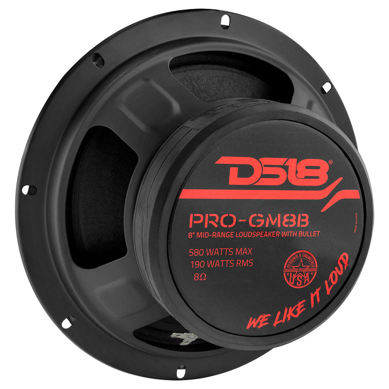 Load image into Gallery viewer, DS18 PRO-GM8B 8&quot; Mid-Range Loudspeaker with Bullet 580 Watts 8-Ohm
