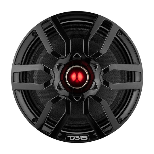 DS18 PRO-GTW10BK 10" Grill with Built-in 1.75" VC  Neodymium Bullet Tweeter and RGB Lights 500 Watts Black