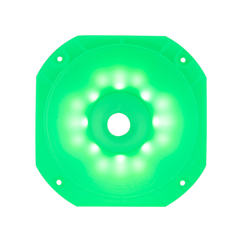 Load image into Gallery viewer, DS18 PRO-HA110CL Twist On 1&quot; 110° 6.14&quot; Depth Plastic Horn Clear with RGB LED Lights
