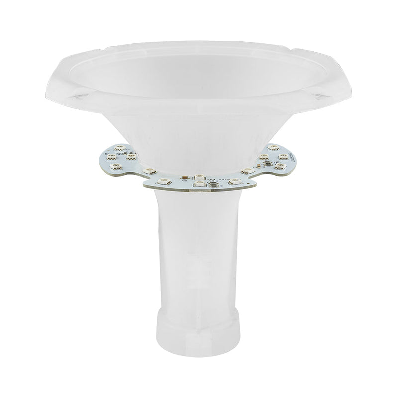 Load image into Gallery viewer, DS18 PRO-HA110CL Twist On 1&quot; 110° 6.14&quot; Depth Plastic Horn Clear with RGB LED Lights
