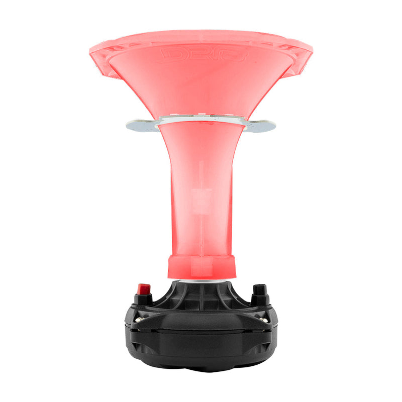 Load image into Gallery viewer, DS18 PRO-HA110CL Twist On 1&quot; 110° 6.14&quot; Depth Plastic Horn Clear with RGB LED Lights
