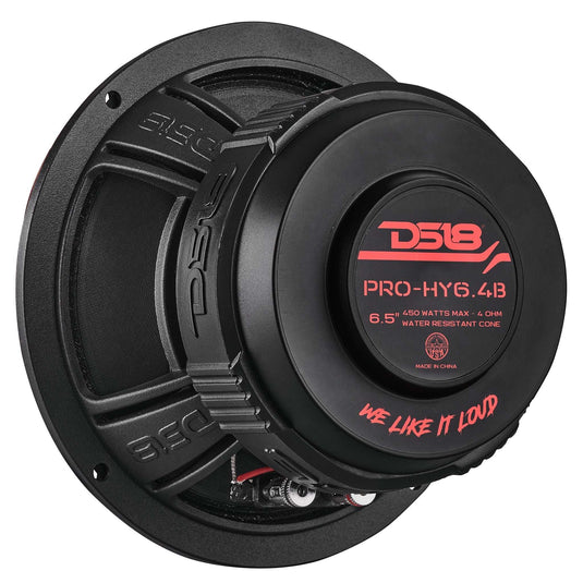 PRO 6.5" Coaxial Hybrid Mid-Range Water resistant Cone Loudspeaker with Built-in Driver 225 Watts Rms 4-Ohm - Skoutley Outdoors LLC
