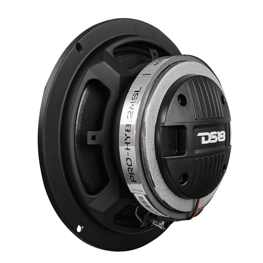 PRO 8" Hybrid Slim Loudspeaker with a 1" Compression Driver Horn 200 Watts Rms 2-Ohm
